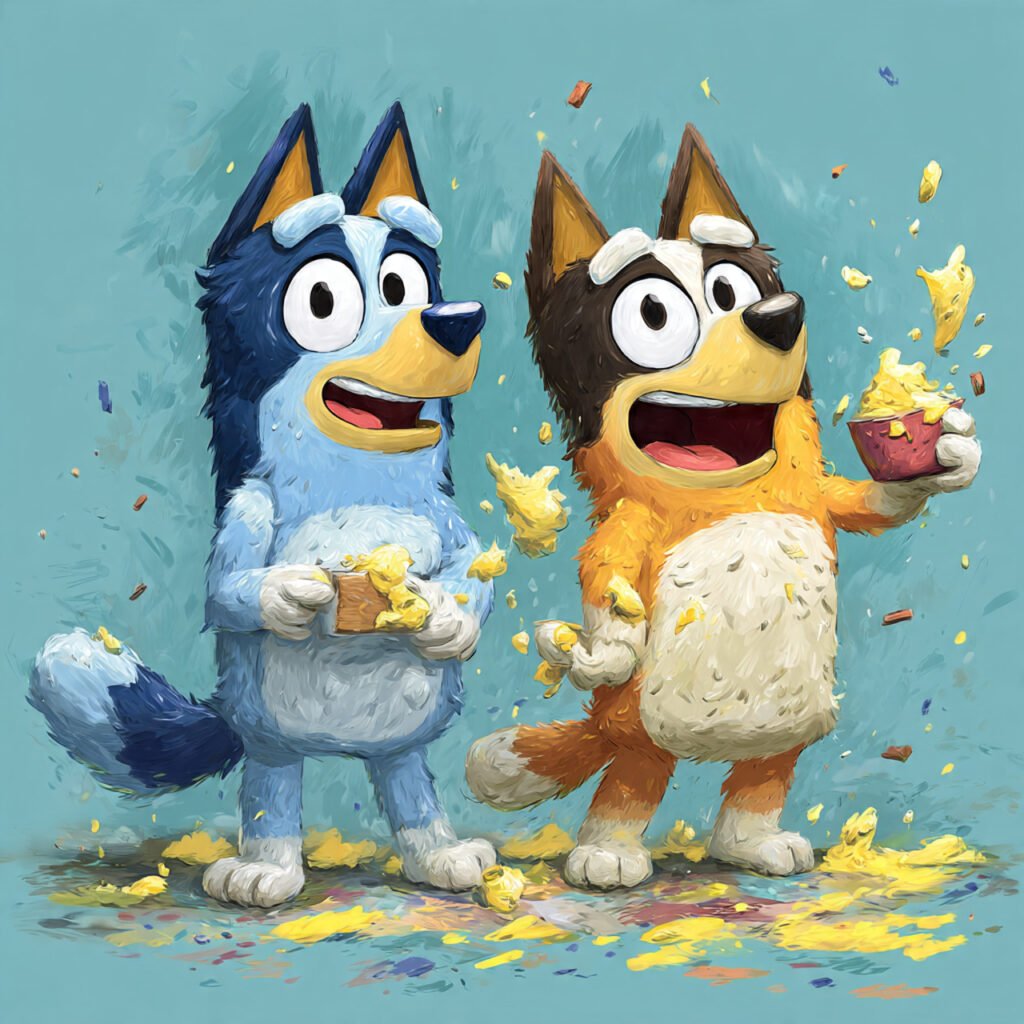 Hilarious Bluey and Bingo Cute Scenes