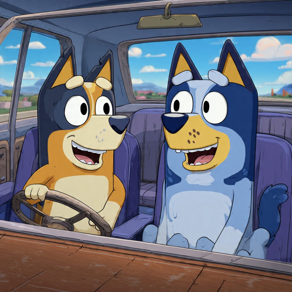 Bluey Bingo Laughing Fun Cartoon Pics