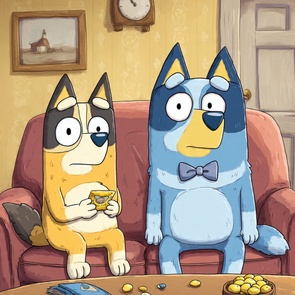 Bluey and Bingo Smiling Cute Images