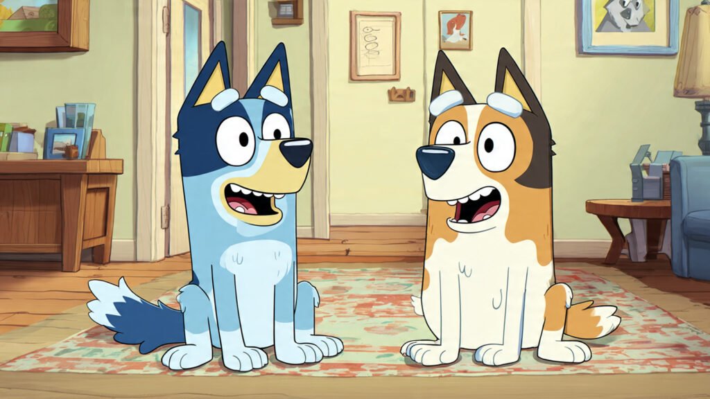 Sweet and Silly Bluey Bingo Scenes