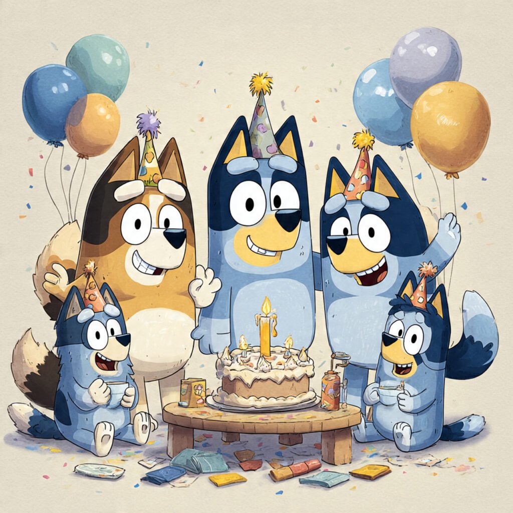 Bluey Birthday Bash With Whole Family