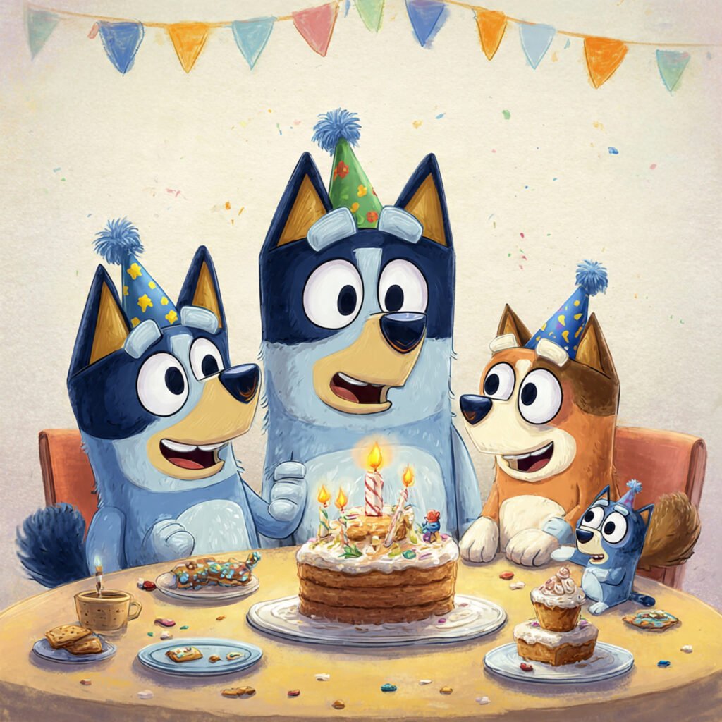 Bluey Birthday Celebration At Home Together