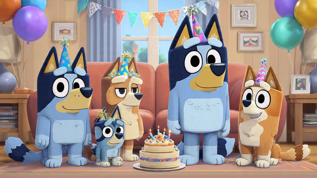 Bluey Kids Birthday Party Family Moments
