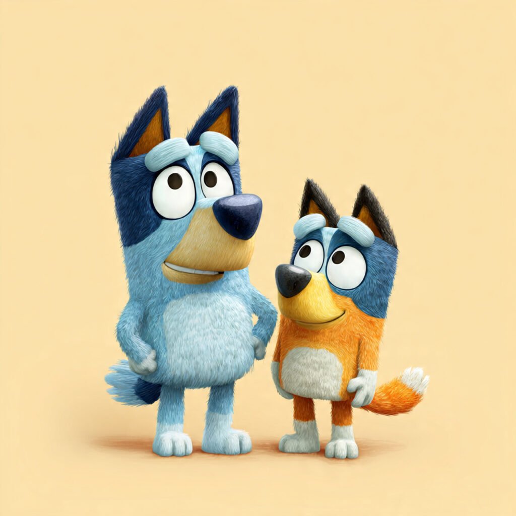 High quality Bluey animated character pictures