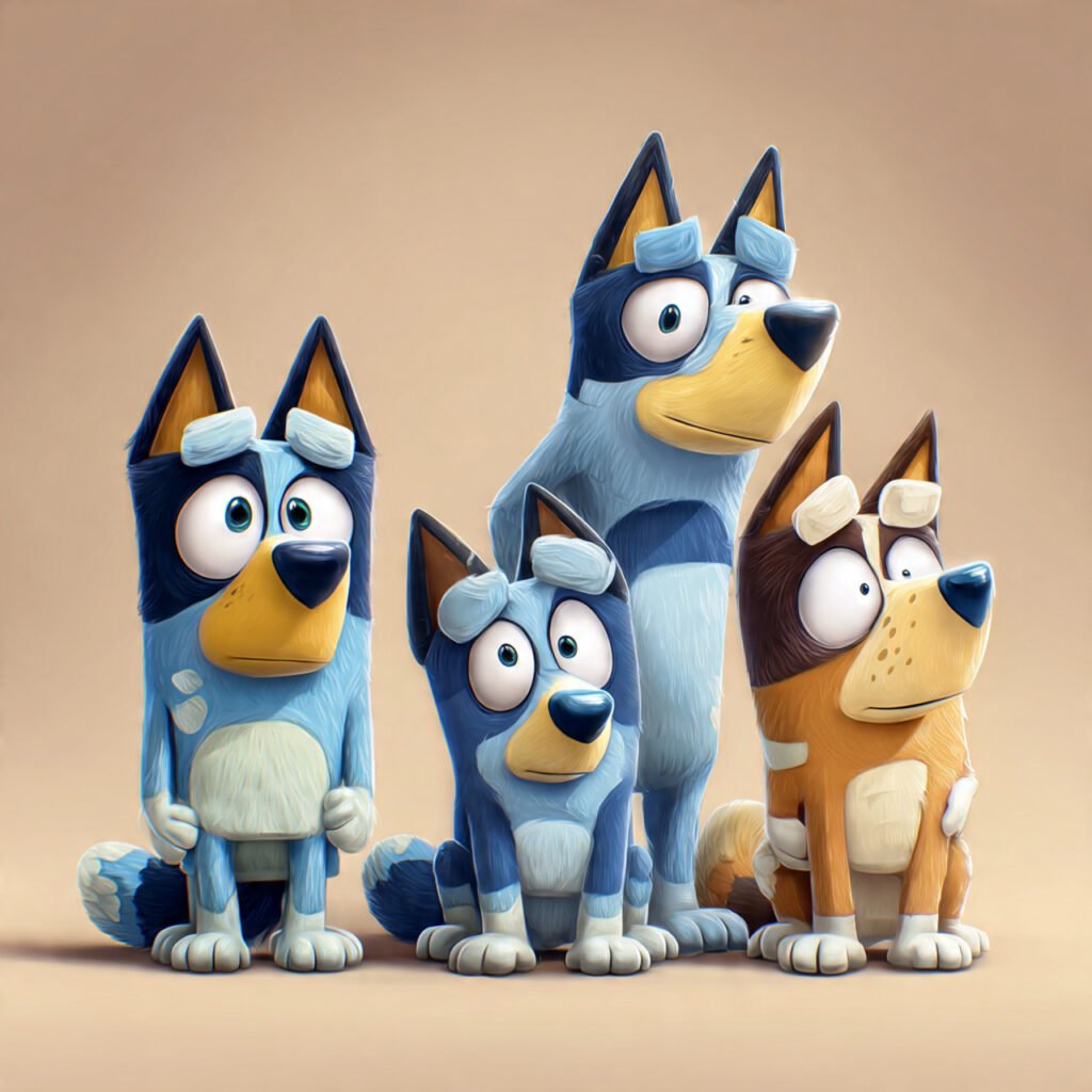 Bluey animated series character photo gallery