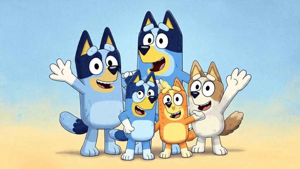 Latest Bluey characters digital cartoon pictures