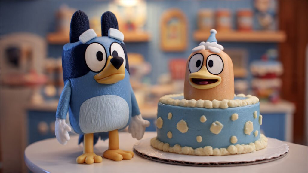 Bluey Inspired Duck Cake Baking Ideas
