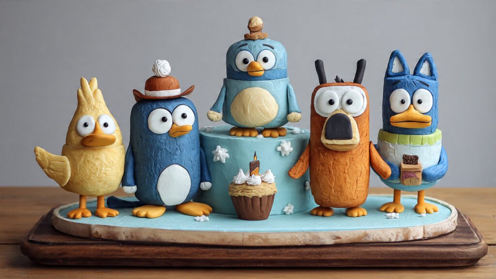 Unique Bluey Duck Cake Decoration Ideas