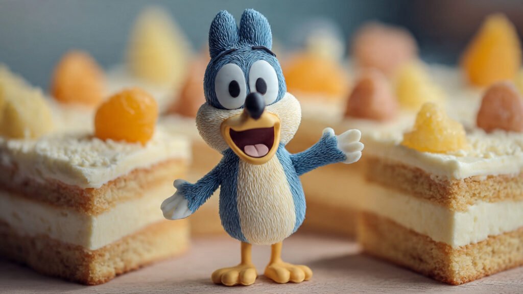 Easy Bluey Duck Cake Design Inspiration