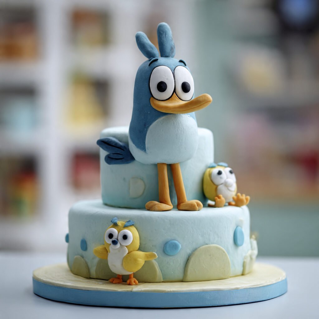 Sweet Bluey Duck Cake Theme Images
