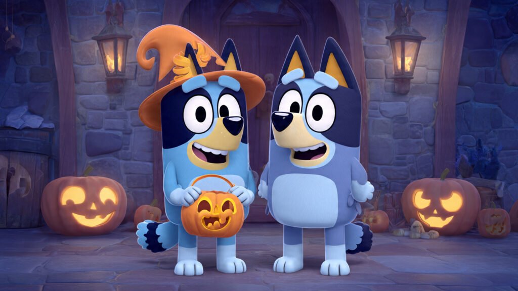 Bluey Halloween Printable Coloring Book Pages For Children