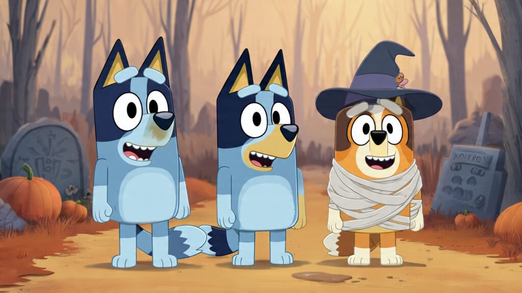 Bluey Halloween Printable Decorations And Banners For Parties