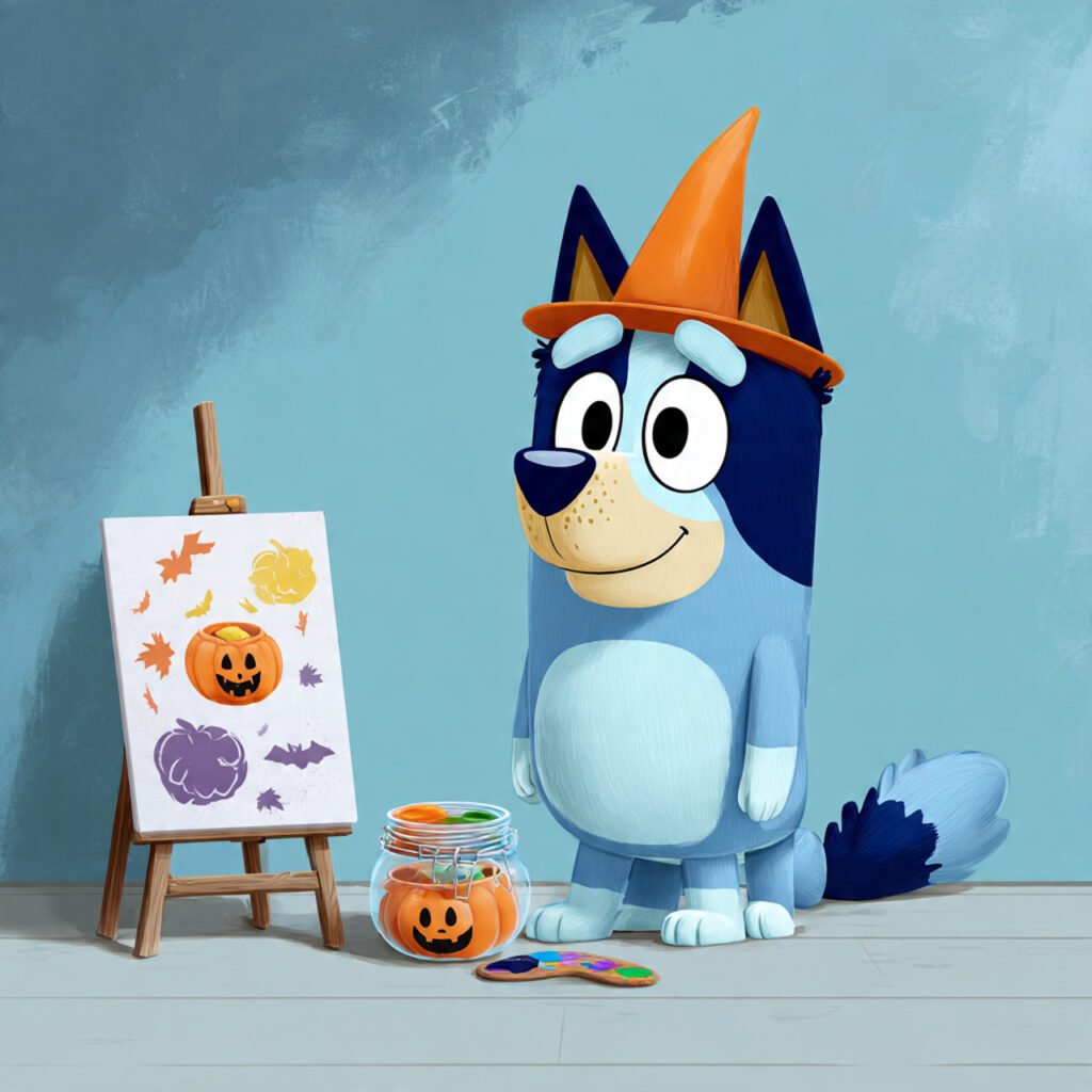 Cute Bluey Halloween Costume Printable Templates For Kids