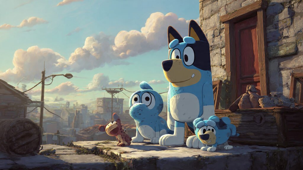 Trending Bluey Kids Cartoon Pictures