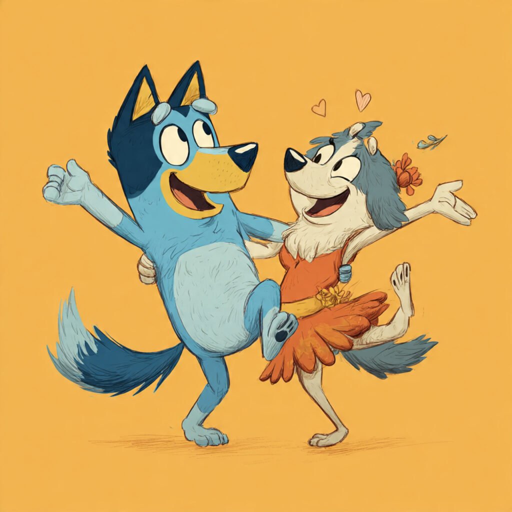 Lovely Bluey Heart Dance Fest Photos