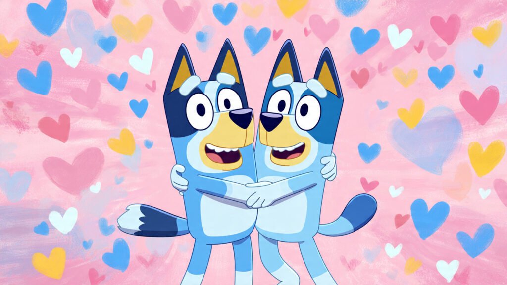 Bluey Love Dance Special Valentine Photos