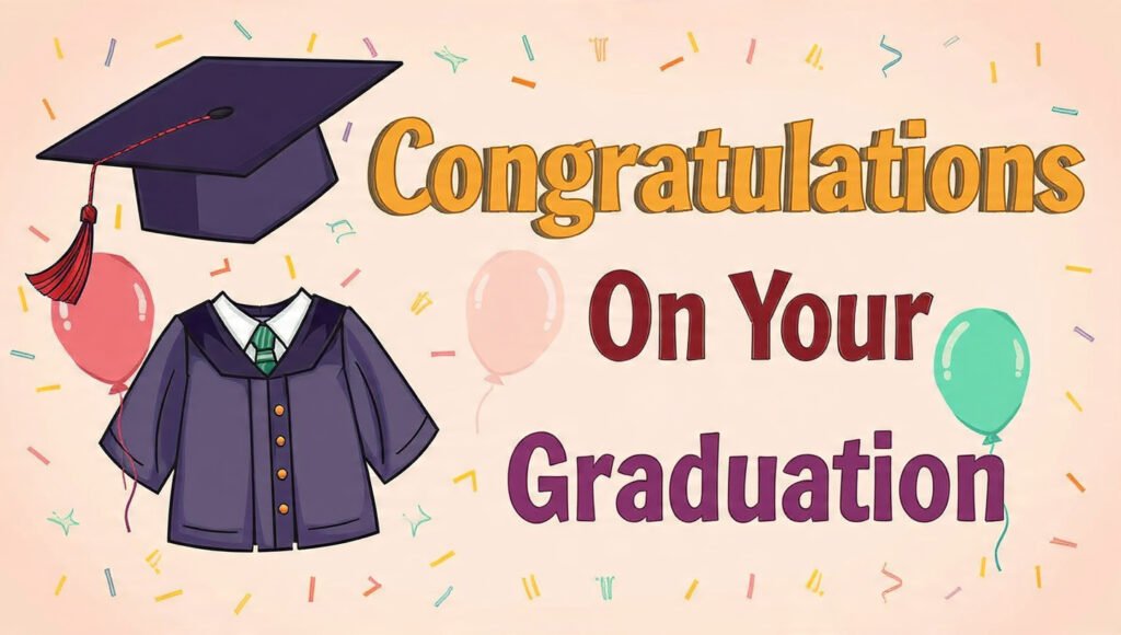 Graduation wishes captured in perfect images