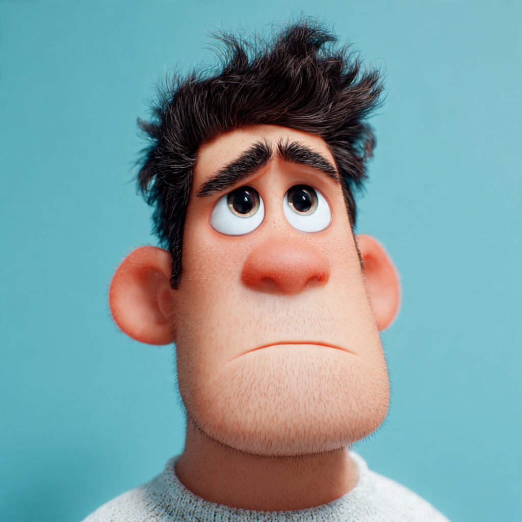 Sad Reaction Faces With Broken Emotions