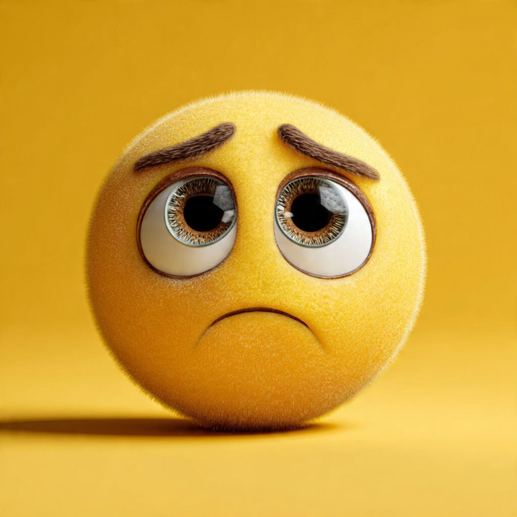 Emojis Conveying Tears, Pain, And Sadness