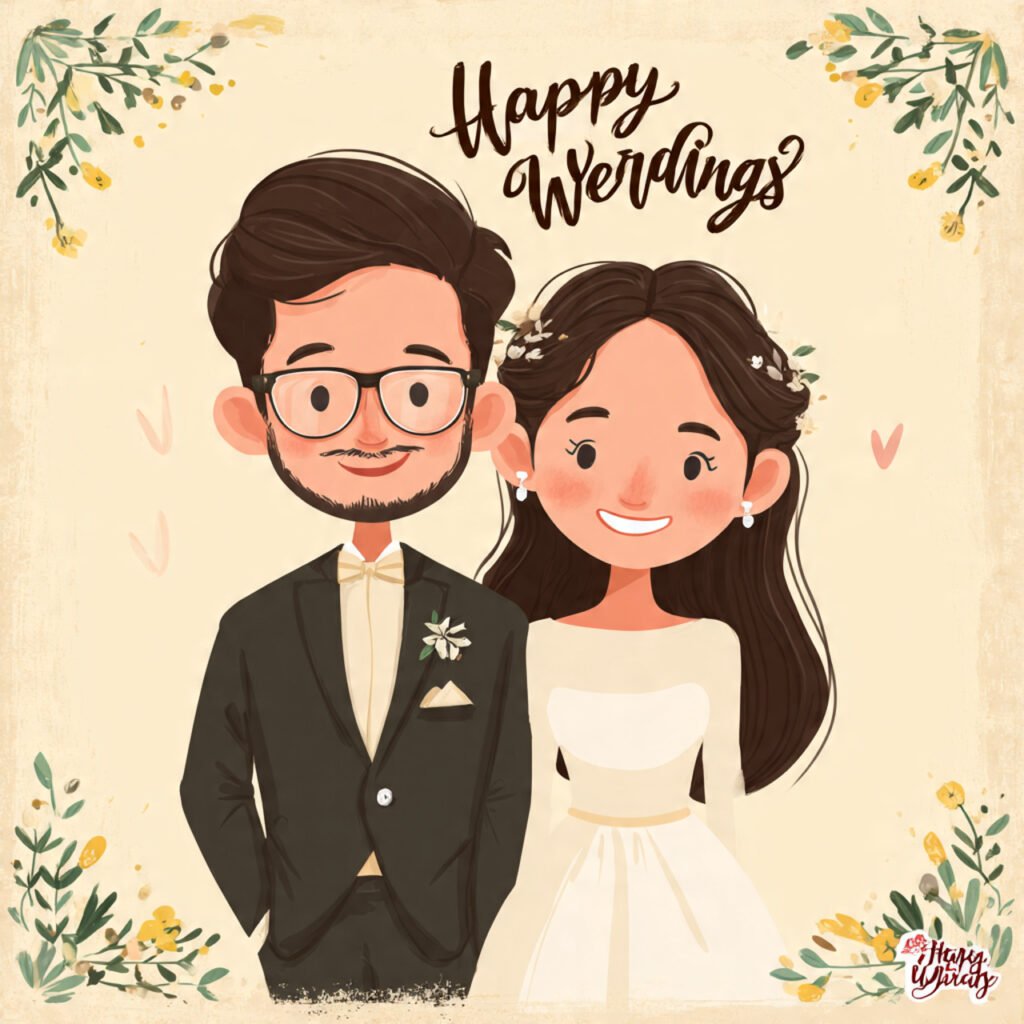 Joyful Engagement and Marriage Greeting Images