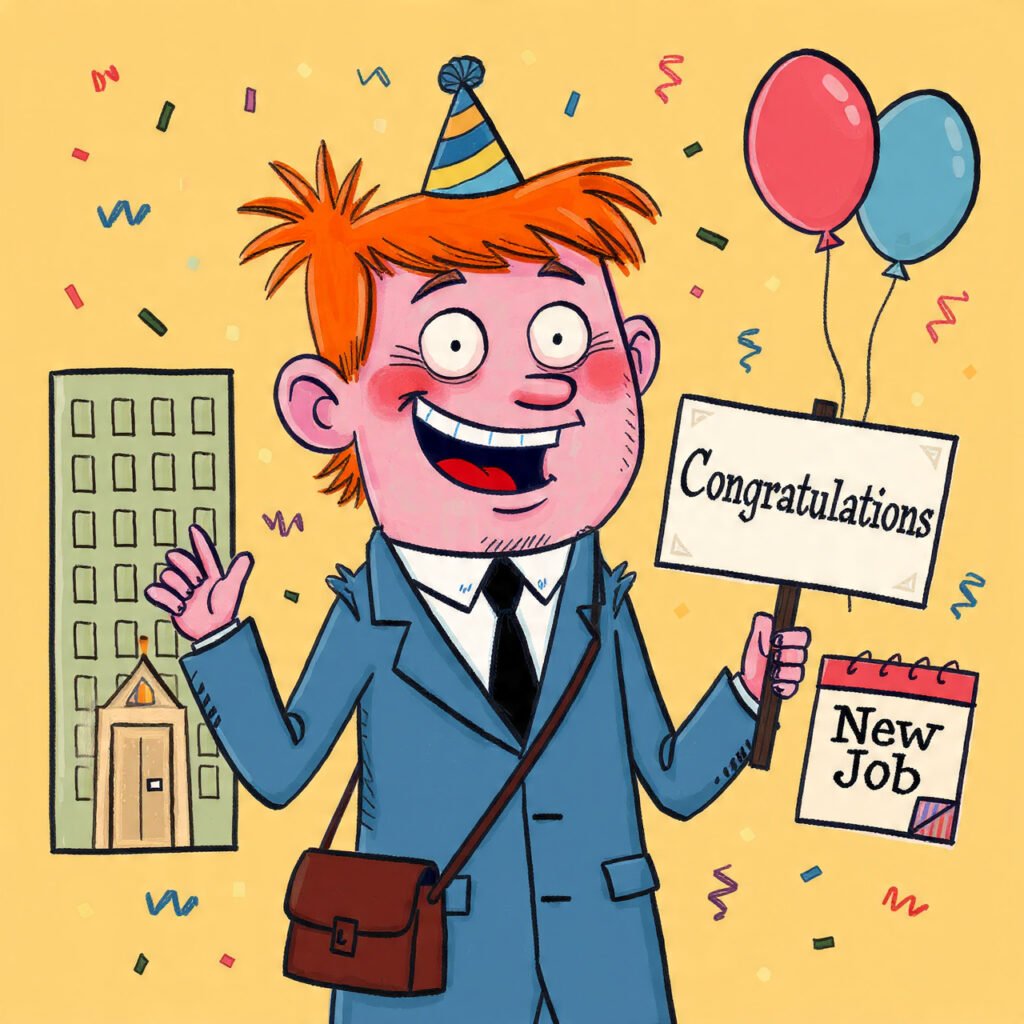 Celebrate your new job and achievements today