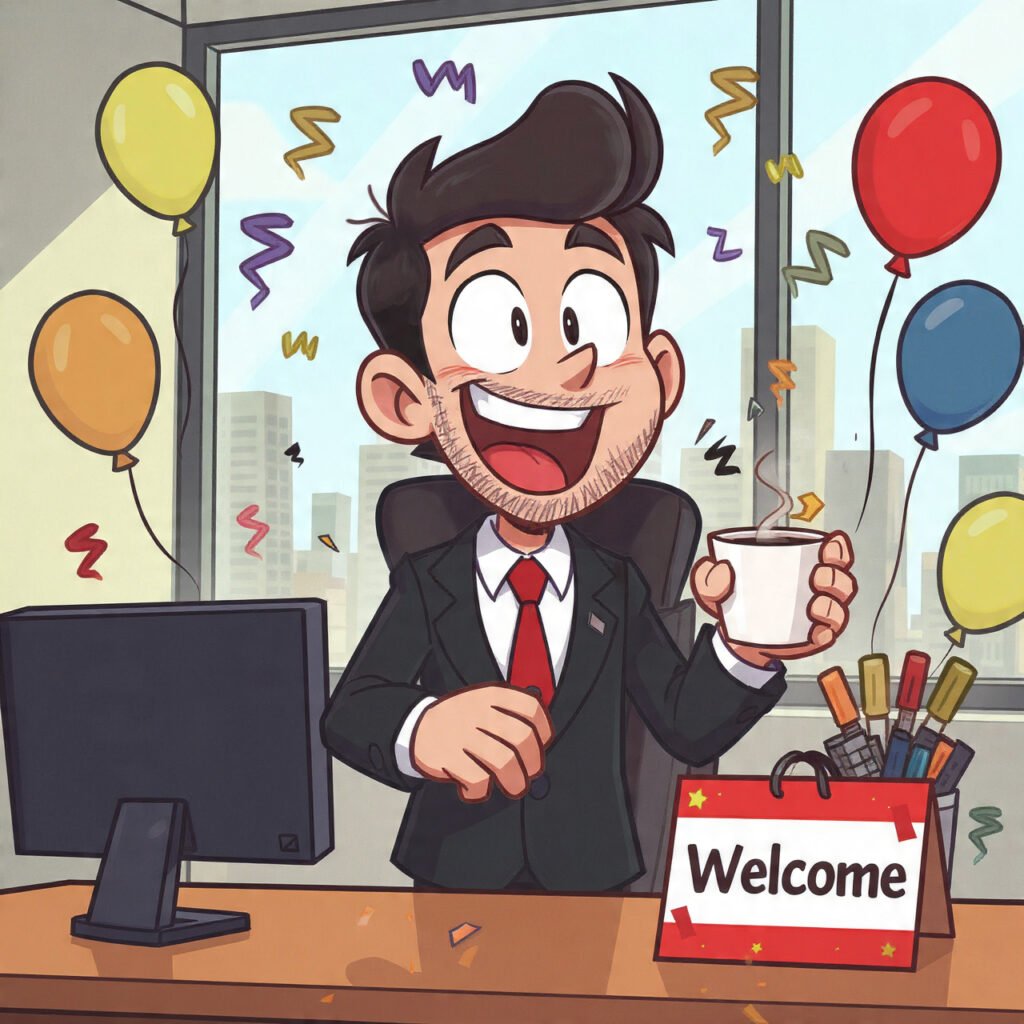 A big congrats on your new role