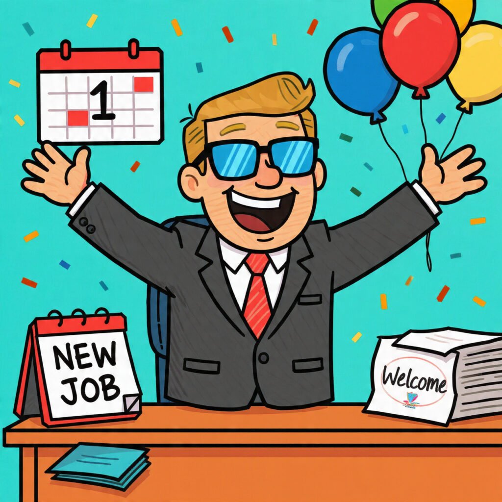 Success follows hard work, congrats on employment