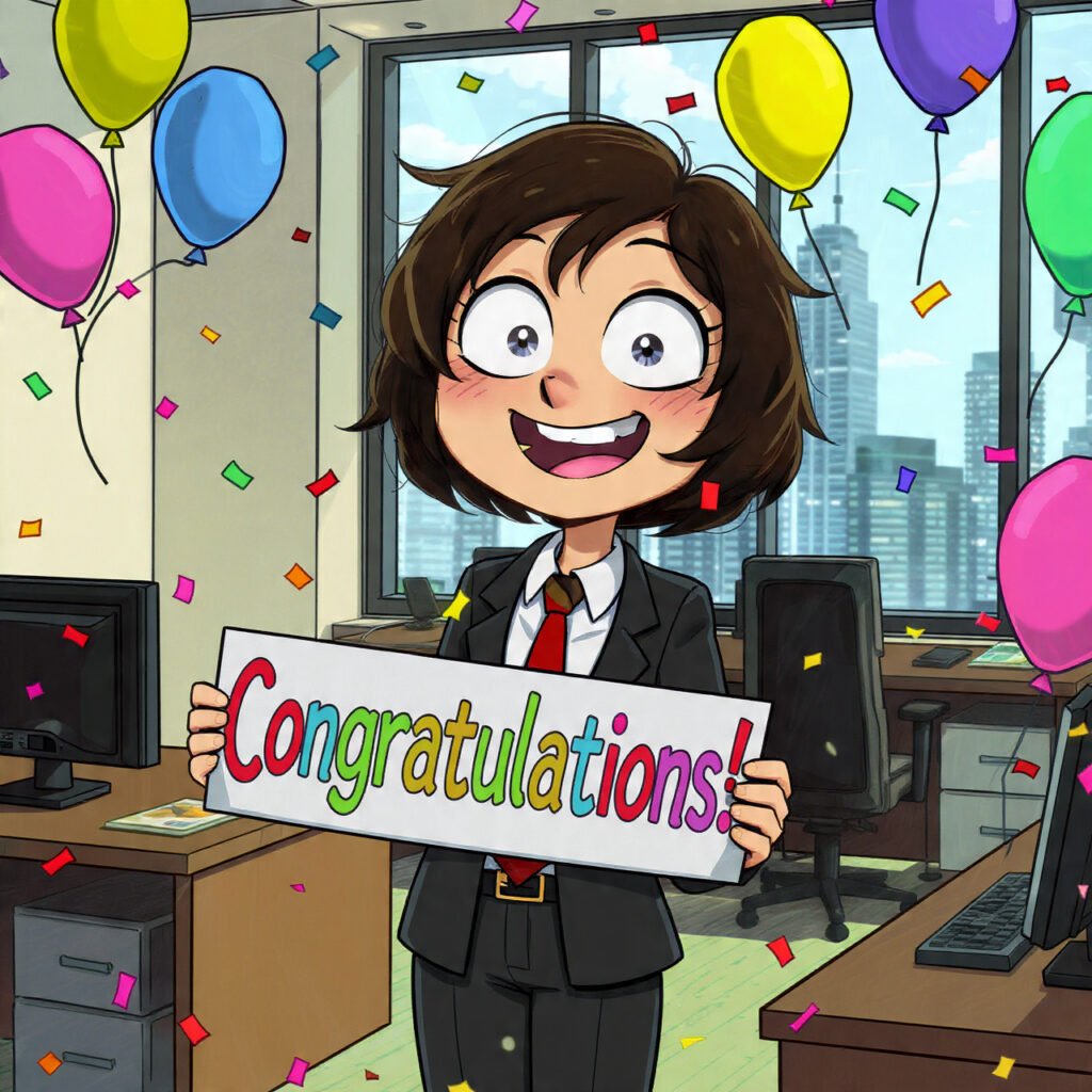 Congratulations on stepping into new career heights