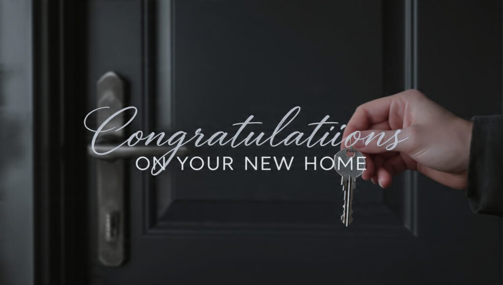 Happy moments in your new home!