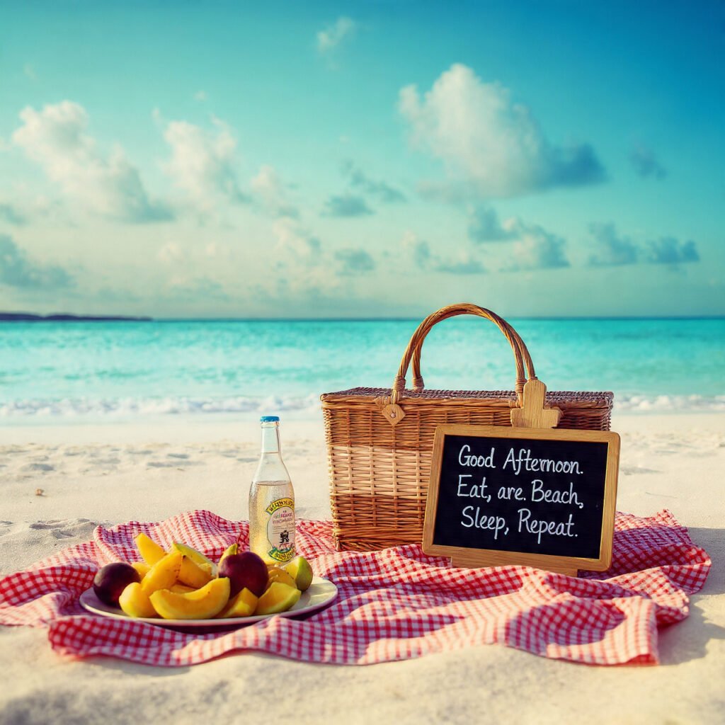 Tropical Beach Good Afternoon Quote Collection