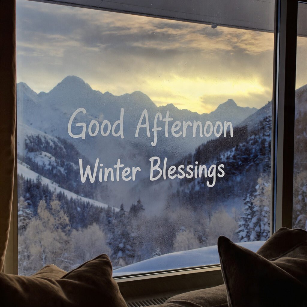 Chilly Afternoon Warm Blessings Images