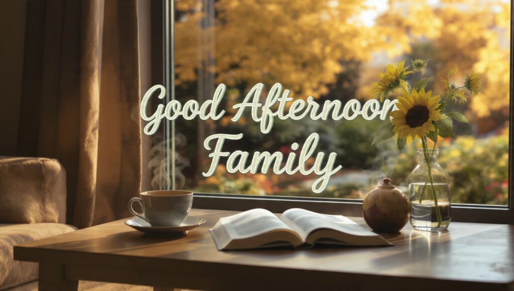 Happy Afternoon Moments With Dear Family