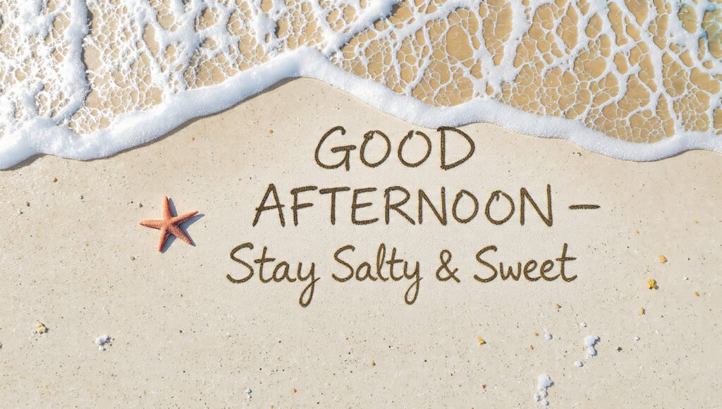 Bright Afternoon Beach Scenes With Quotes