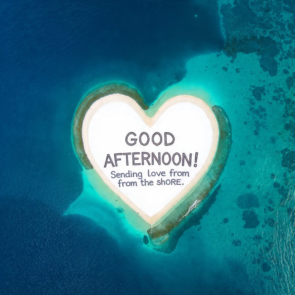 Tranquil Beach Afternoon Thoughts With Quotes