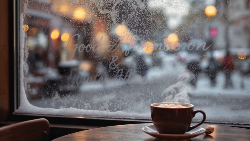 Lovely Winter Good Afternoon Image Wishes