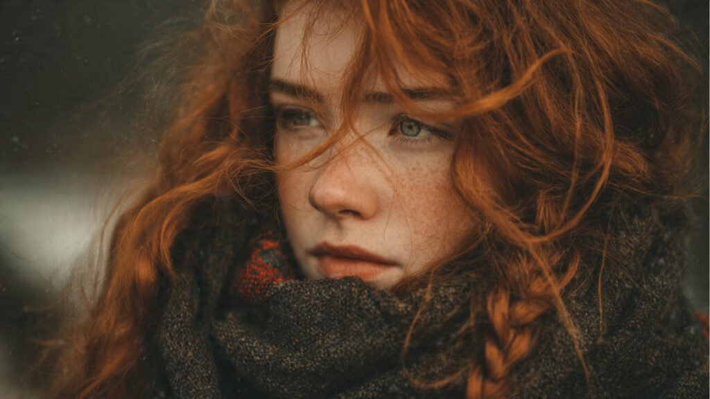 Emotional girl with cold attitude