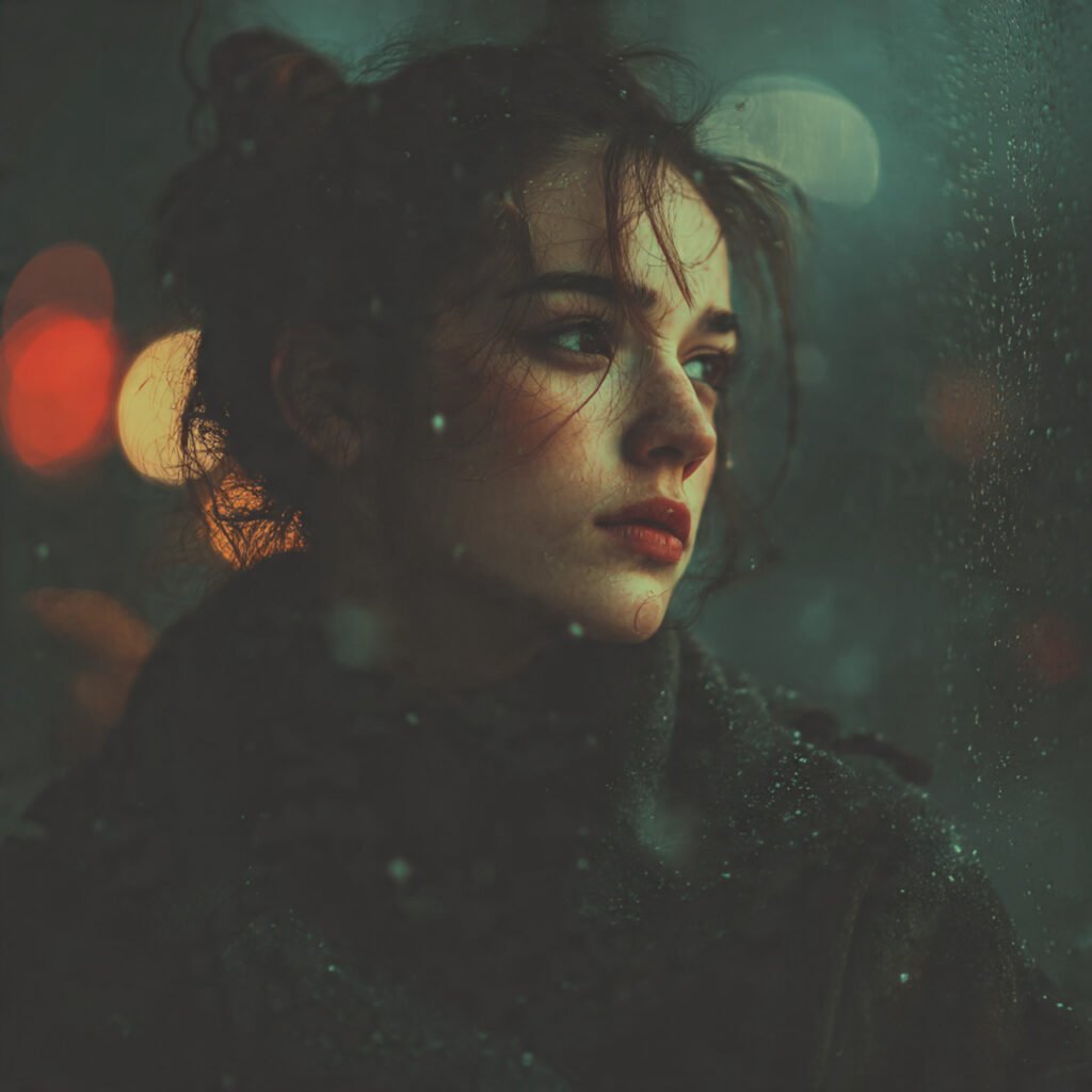 Silent pain, bold attitude girl