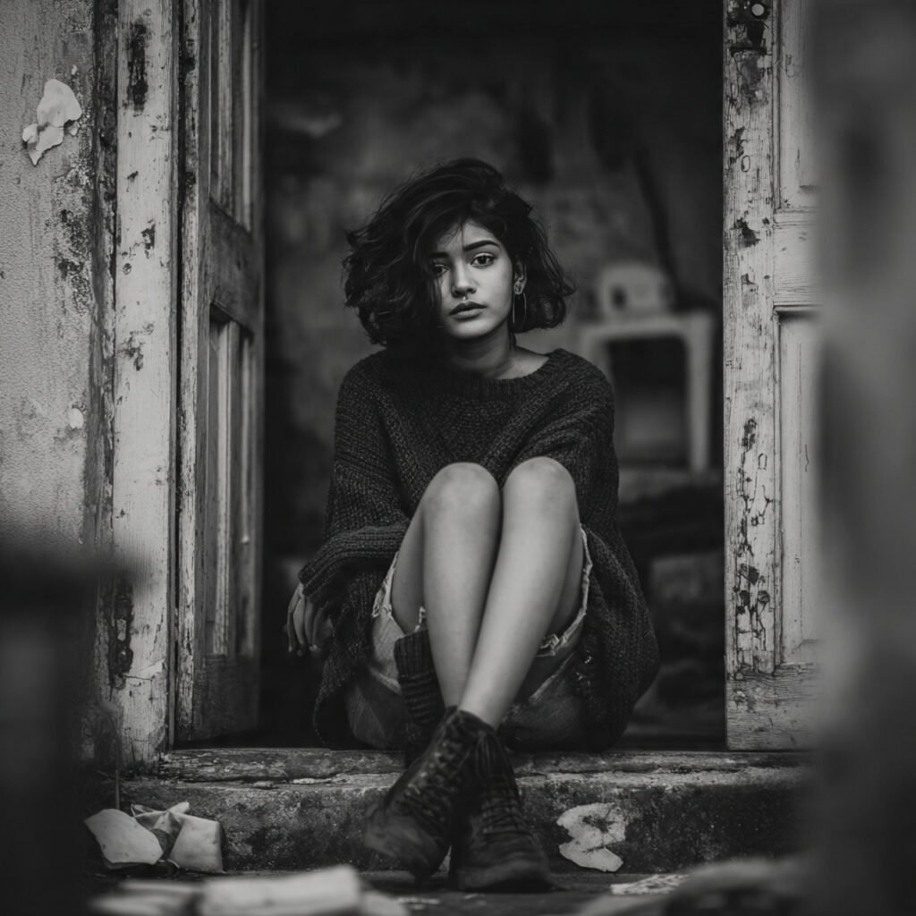 Lonely heart, fearless girl attitude