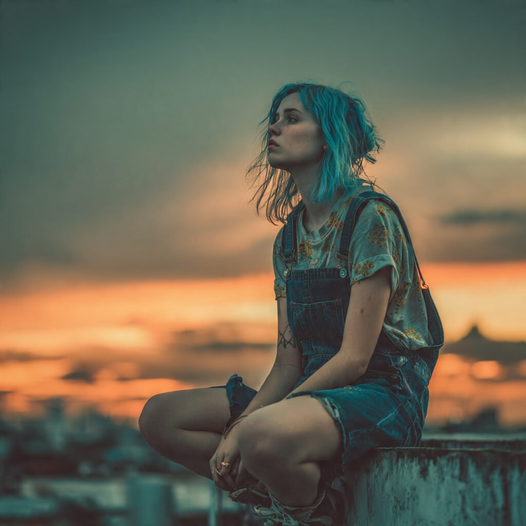 Strong yet lonely girl vibes