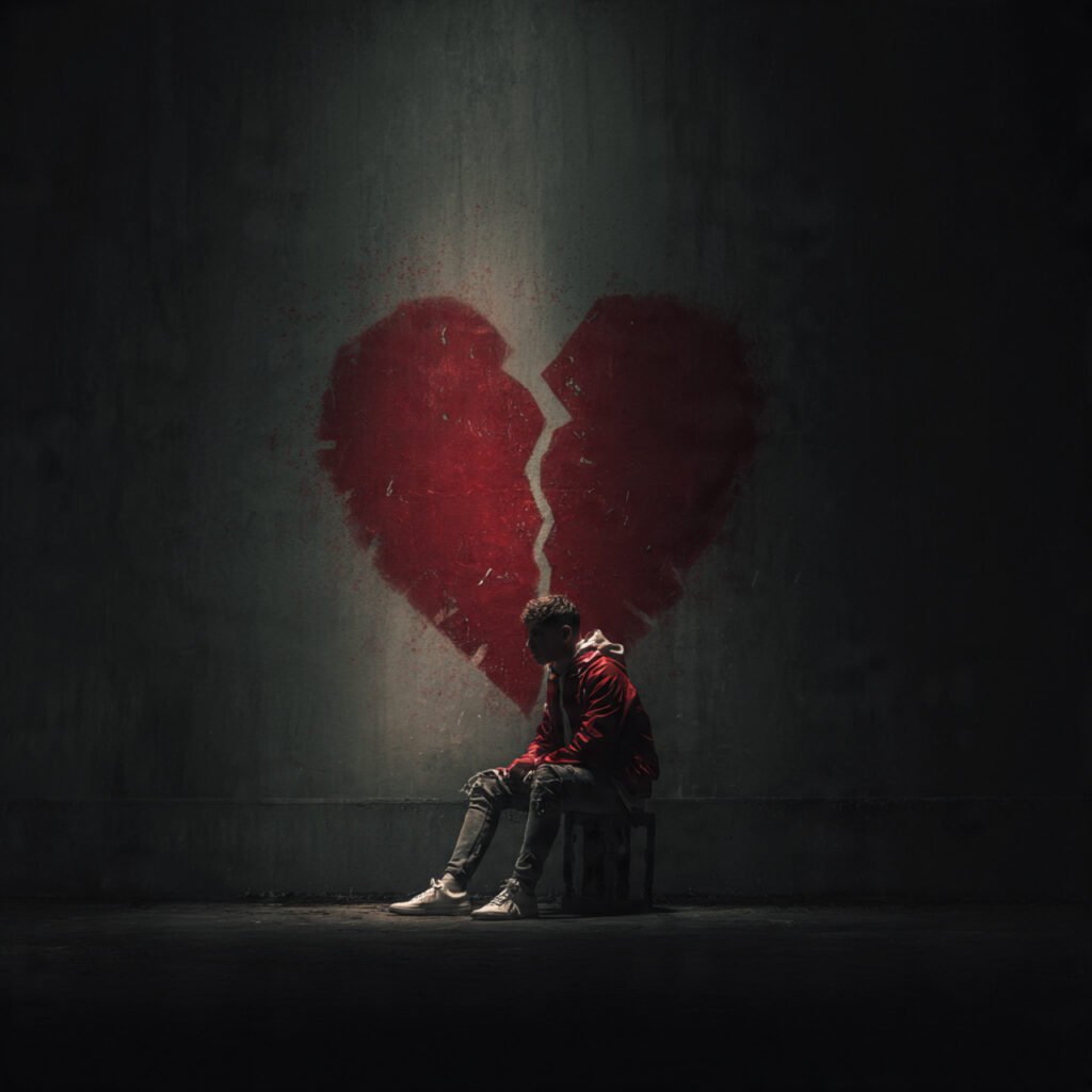 Emotional scars of a lonely boy