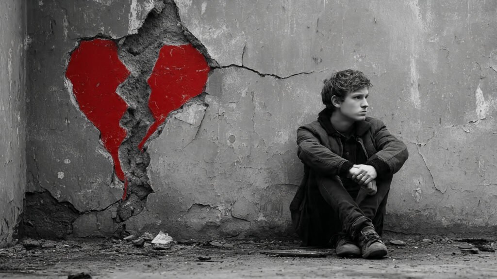 Broken trust, lonely boy vibes