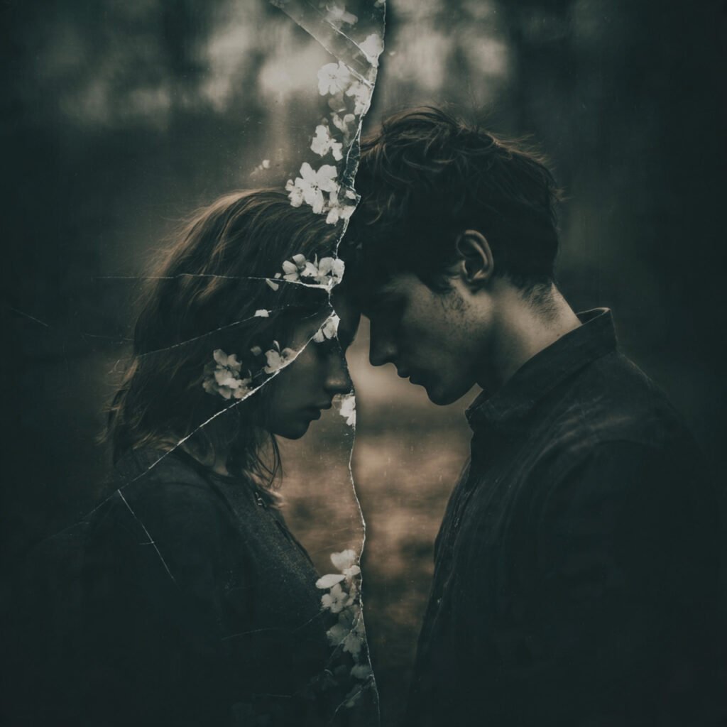 Heartbroken feelings from fake love moments