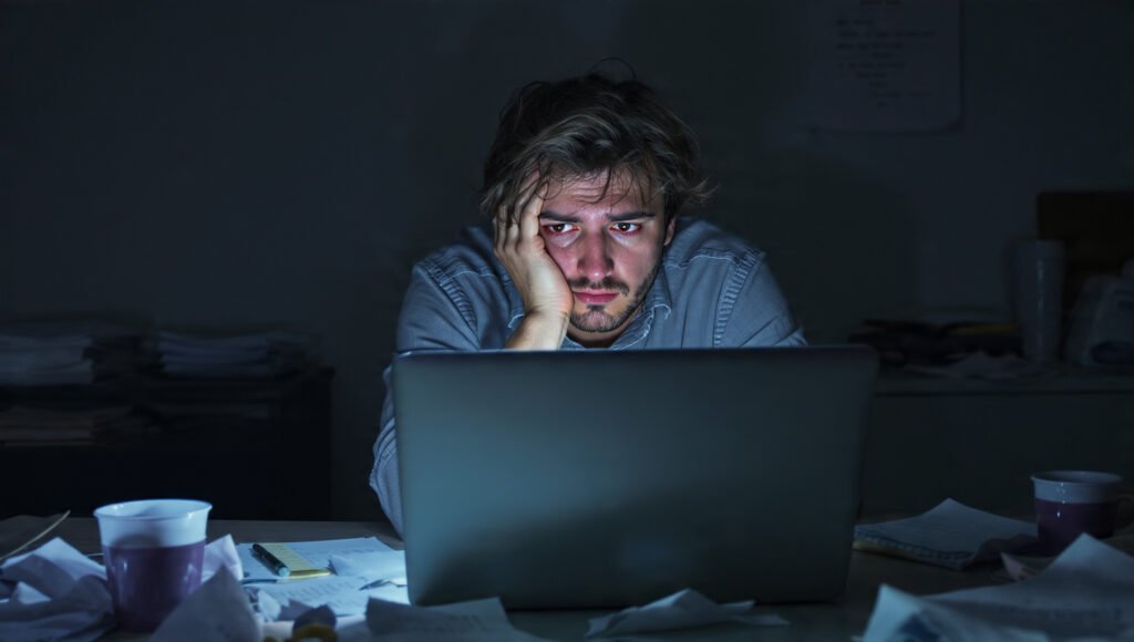 Pain And Emotions On Sad Faces