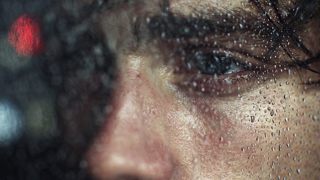 Emotional Sad Face Showing Inner Struggle