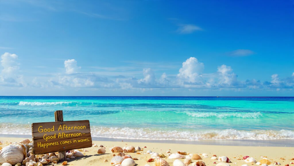 Serene Seaside Afternoon Wishes And Quotes