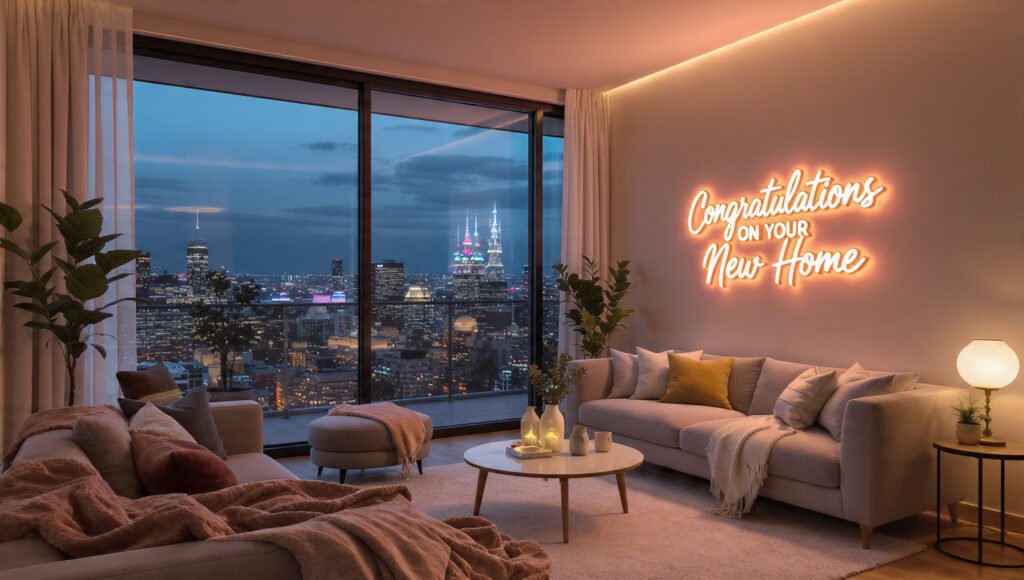 Congrats on your cozy new house!